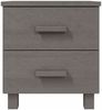vidaXL Nachttisch HAMAR Hellgrau 40x35x44,5 cm Massivholz Kiefer 340407 Bild 3