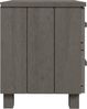 vidaXL Nachttisch HAMAR Hellgrau 40x35x44,5 cm Massivholz Kiefer 340407 Bild 4