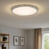 LED Deckenleuchte, Backlight, silber, rund, D 42,5 cm Bild 3