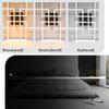 ZMH LED Deckenleuchte Wohnzimmer Deckenlampe - 72CM Schwarz Schlafzimmerlampe Dimmbar mit Fernbedienung 48W Modern Deckenbeleuchtung Rechteckig Design Esszimmerlampe für Schlafzimmer Küche Bild 5