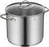 WMF 'Provence Plus' Suppentopf mit Glasdeckel, Ø 24 cm, 8,8 Liter, Cromargan Edelstahl poliert, unbeschichtet, backofengeeignet Bild 3