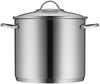 WMF 'Provence Plus' Suppentopf mit Glasdeckel, Ø 24 cm, 8,8 Liter, Cromargan Edelstahl poliert, unbeschichtet, backofengeeignet Bild 2