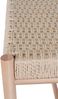 Sitzbank >Abano< in Beige, Massivholz - 80x45x35cm (BxHxT) Bild 5