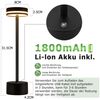 ZMH Tischleuchte 2ER-Set Gold/Schwarz/Weiß USB LED Akku Touchdimmer Nachttischlampe, Touch-Steuerung, LED fest integriert, Warmweiß-Neutralweiß-Kaltweiß, Mehrere Helligkeitsstufen Bild 3