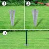 Gitterzaun Gartenzaun Zaunsatz Maschendraht 25 x 1m 140561 Bild 4