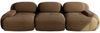 Modulares Ecksofa 75cm×298cm×103cm aus Premium-Cordstoff, rahmenlos, rutschfest Bild 5