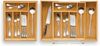 Relaxdays Besteckkasten Bambus 48cm ausziehbar Bild 3
