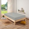 Traumschlaf 'Frottee Stretch' Spannbettlaken, Baumwolle / Polyester grau, 90x200 cm - 100x200 cm Bild 5
