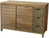 Waschbeckenunterschrank Lomma Teak Massivholz - Breite vom Unterschrank: 120 cm Bild 2