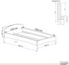 Holzbett (Fichte) "Rosi" 120 x 220 cm 20 cm mit Kopfteil Massivholzbett Bett Bild 5