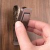SO-TECH® Klapphaken für Garderoben ZILLY zum Einlassen Lochabstände 96 - 128 mm, (2-St), 80x20 mm, Lochabstand 66 mm, Chrom matt, 2 Stück Bild 3