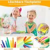 Kindertisch mit 2 Stühlen Erdnussform Höhenverstellbar Plastik Sitzgruppe Bild 4