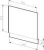 Frontblende R-Line Goldkraft Eiche 59.6 cm J-Shape, ohne Arbeitsplatte Vicco Bild 3