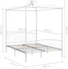 vidaXL Himmelbett-Gestell Weiß Metall 160 x 200 cm 284472 Bild 5