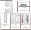 Badezimmerset HWC-L86, Waschtisch Wandspiegel Hängeschrank Badmöbel, FSC® Melaminbeschichtet ~ schwarz Bild 2