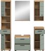 Xonox Scout Badkombination (B/H/T: 164x191x34 cm) in Salbei und Artisan Eiche Nachbildung Bild 3