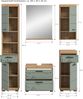 Xonox Scout Badkombination (B/H/T: 164x191x34 cm) in Salbei und Artisan Eiche Nachbildung Bild 4