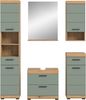Xonox Scout Badkombination (B/H/T: 164x191x34 cm) in Salbei und Artisan Eiche Nachbildung Bild 2