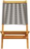 vidaXL Gartenstühle 4 Stk. Klappbar Grau Massivholz Akazie 3214631 Bild 5