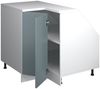 Dachschrägenschrank Eckschrank Rion Blau-Grau 75.6 x 81.6 cm mit 1 Tür, Schrankkorpus 60 cm Tiefe Vicco Bild 4