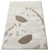 Carpet City Kinderteppich MARA719, rechteckig, Höhe: 11 mm, Kinderzimmer Teppich Tiere Beige Spielzimmer Bild 4