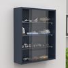 VCM Wandvitrine Drivalo 920362 Anthrazit H. 60 x B. 50 x T. 15 cm Bild 5
