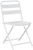 vidaXL Garten Bistro Set 3 pcs Weiß Stahl 42010319 Bild 5