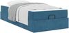 vidaXL Bettgestell mit Matratze 2 pcs Blau Samt 3399544 Bild 3