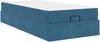 vidaXL Bettgestell mit Matratze 2 pcs Blau Samt 3399544 Bild 2