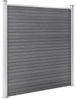 vidaXL Gartenzaun WPC 1737x186 cm Grau 3053233 Bild 5