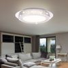 LED Deckenleuchte, Blattsilber, Kristalle, DMxH 35x6,1cm Bild 4