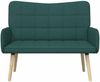 vidaXL 2-Sitzer Sofa Dunkelgrün 115 x 61 x 87 cm Stoff 42028896 Bild 4