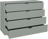 Kommode Erna 119x45x87 Pinie Green matt Lack 14722 Bild 3