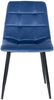 Esszimmerstühle 4er Set VOUL - Blau, Samt Gesteppter Polsterstuhl Küchenstuhl mit Bodenschonern Esszimmerstuhl Stuhl Esszimmer Küchenstühle Wohnzimmerstühle Bild 3