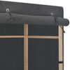 vidaXL 3-stufiger Kleiderschrank Grau 110 x 40 x 170 cm Stoff 248188 Bild 4