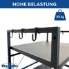 DanDiBo Verstellbares Küchenregal für Arbeitsplatte Schwarz Stehend 3 Stufig 40-64 cm Regal Küche 96614 Standregal Bild 4