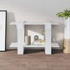 vidaXL Bücherregal/Raumteiler Hochglanz-Weiß 80x30x51 cm 811598 Bild 3