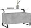 vidaXL Couchtisch Betongrau 90x44,5x45 cm Holzwerkstoff 830984 Bild 3