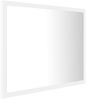 LED-Badspiegel, Spanplatte Weiß, 60 x 8,5 x 37 cm Bild 3