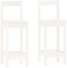 3-tlg. Bar-Set Weiß Massivholz Kiefer [3124733] Bild 5
