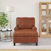 vidaXL Lounge-Liege mit Kissen Braun 91 x 157 x 91 cm Kunstleder 42022918 Bild 3
