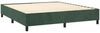 vidaXL Boxspringbett mit Matratze & LED Dunkelgrün 160x200 cm Samt 3139814 Bild 5