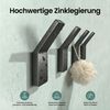 Mai & Mai Wandgarderobe Kleiderhaken Garderobenhaken 4 Stück BxTxH: 24x9x75cm Stalo-13, aus hochwertiger Zinklegierung, Minimalistische Design Bild 3