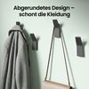 Mai & Mai Wandgarderobe Kleiderhaken Garderobenhaken 4 Stück BxTxH: 24x9x75cm Stalo-13, aus hochwertiger Zinklegierung, Minimalistische Design Bild 4