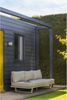 3-Sitzer Gartensofa Bear - Aluminium & Outdoor-Stoff, Sand Bild 5