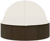 vidaXL Doppel-Sonnenliege mit Auflagen Braun Poly Rattan 368647 Bild 3