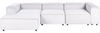Modul Ecksofa 4-Sitzer ARDAL Cord Cremeweiß rechtsseitig Bild 4