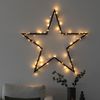 Micro LED Lichterkette - gefrostet - 20 bernsteinfarbene LED - L: 1,33m - grünes Kabel - Indoor Bild 2