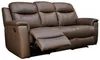 Vente-unique - EVASION Sofa and armchair set Leder Braun - B 96 cm x H 100 cm x L 205 cm95 cm Bild 5