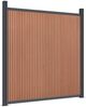 vidaXL Zaunelement Braun 1737x186 cm WPC 3282807 Bild 4
